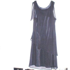 Ultra Dress  Long Black Sleeveless Dress Size 22W